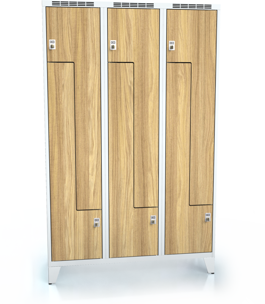 Kleiderschränke mit doppelwandige Tür in Z ALDERA mit Füße 1920 x 1200 x 500